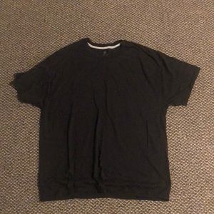 Plain black T-shirt